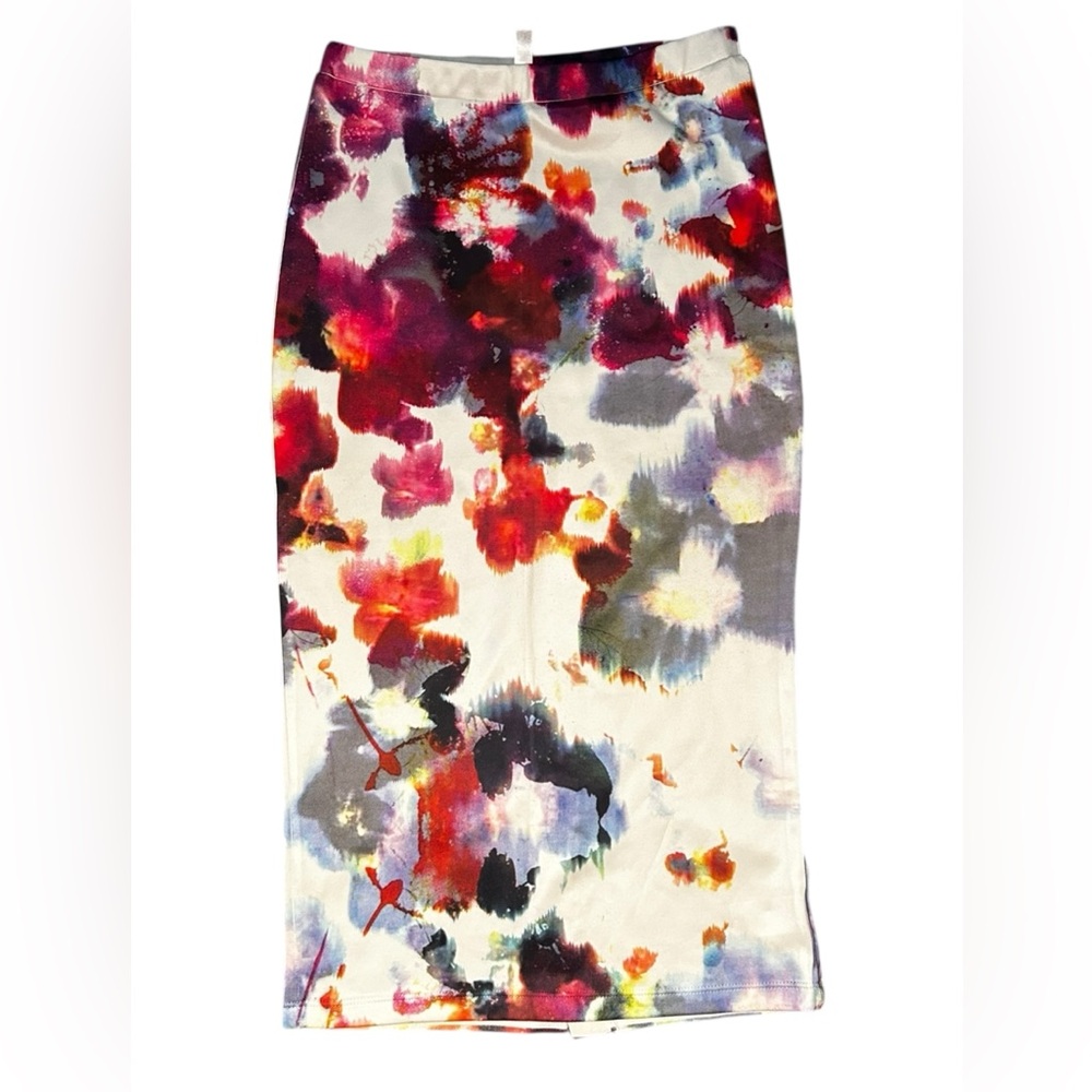 Leith Multicolor Floral Pencil Skirt